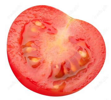 عکس با کیفیت گوجه فرنگی پس زمینه سفید MJ005388