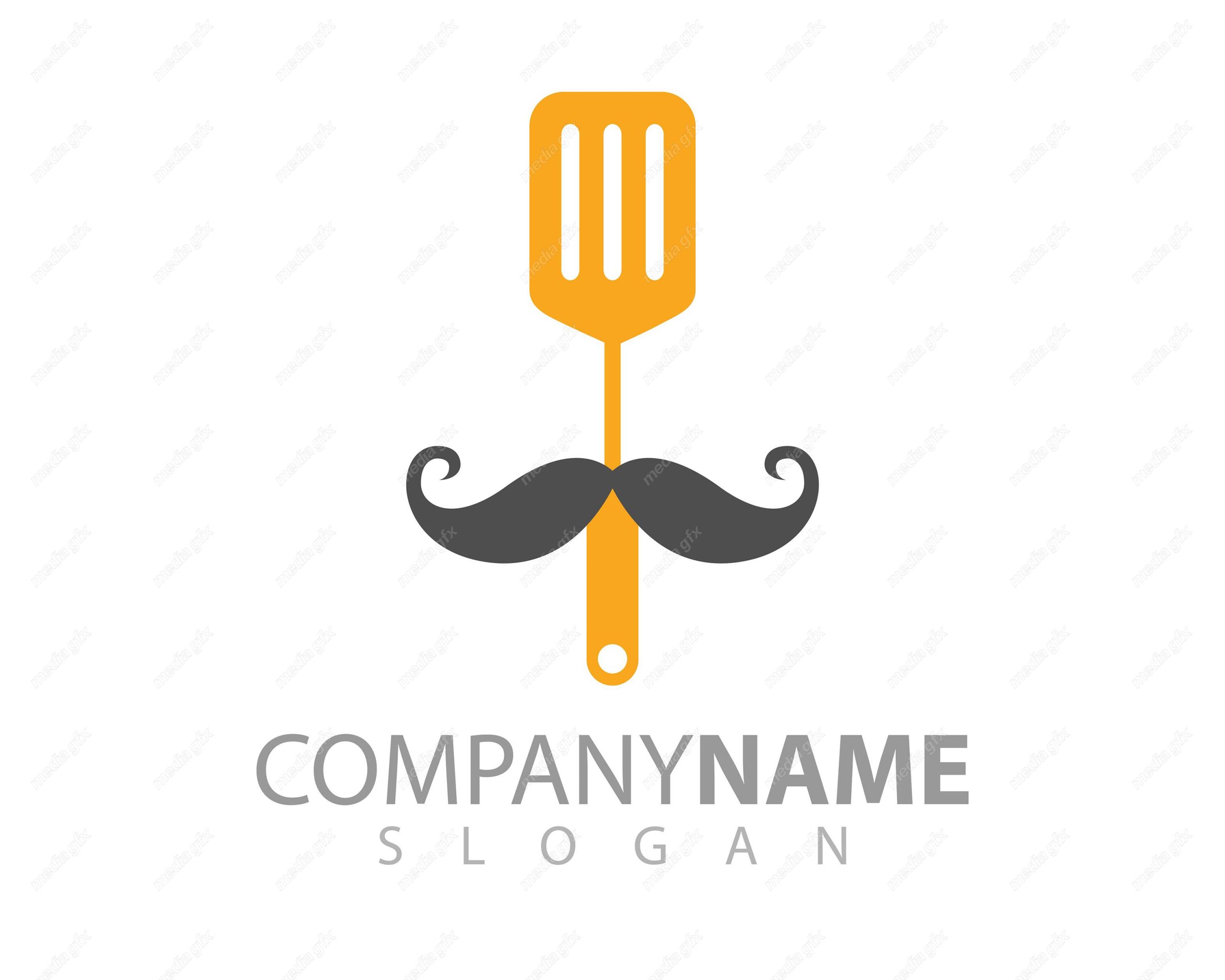 وکتور لوگوی آشپزی غذا و سرآشپز دانلود رایگان MV005405