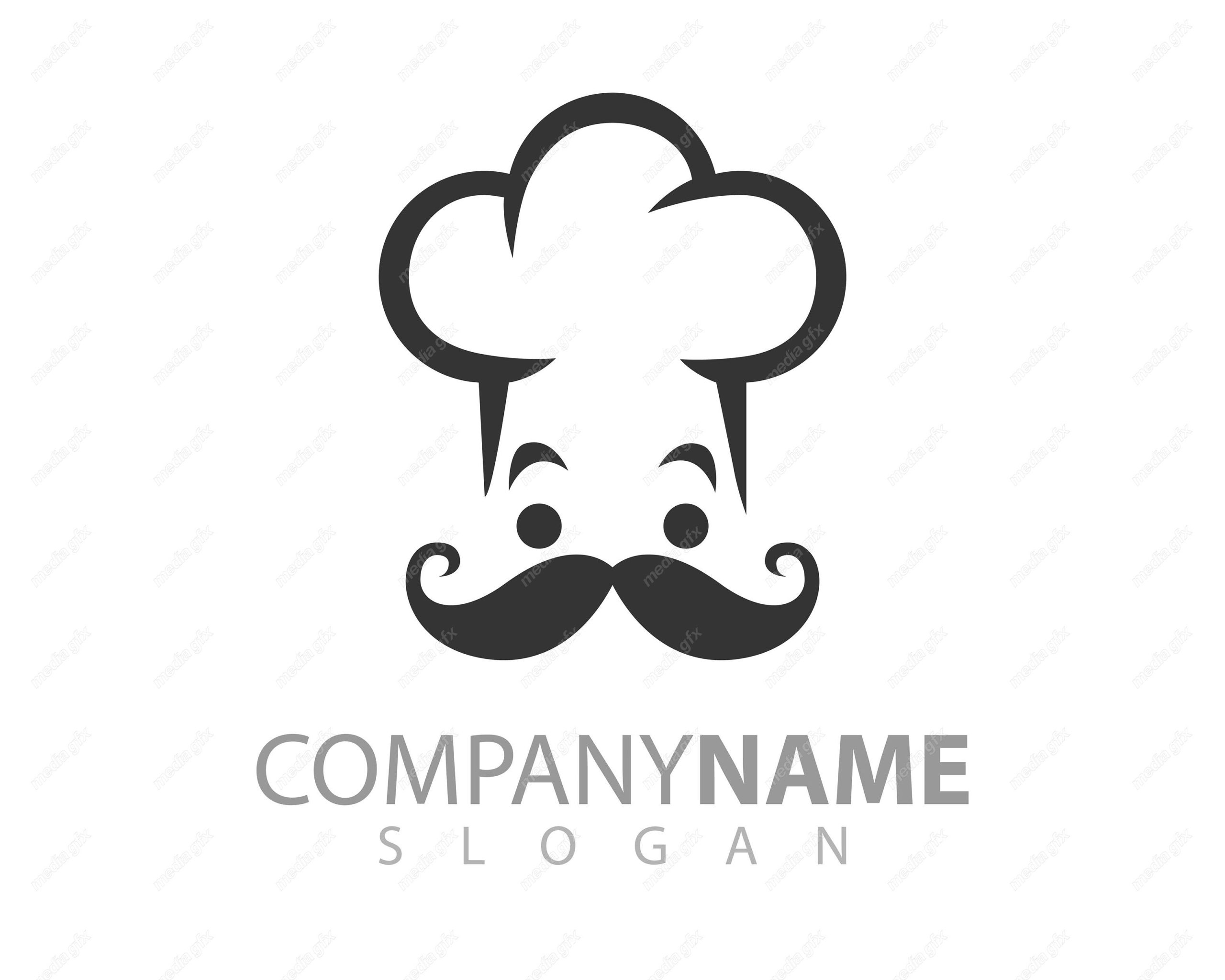 وکتور لوگوی آشپزی غذا و سرآشپز دانلود رایگان MV005410