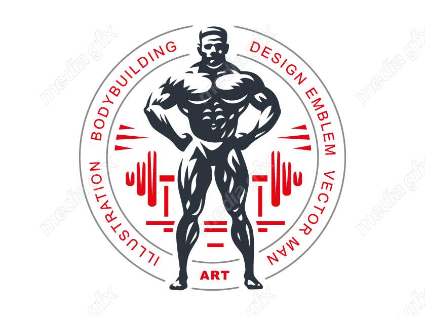دانلود رایگان وکتور لوگوی باشگاه بدنسازی و تناسب اندام  MV005462