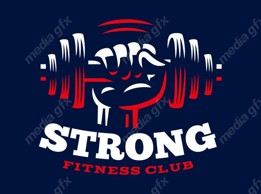 دانلود رایگان وکتور لوگوی باشگاه بدنسازی و تناسب اندام  MV005464