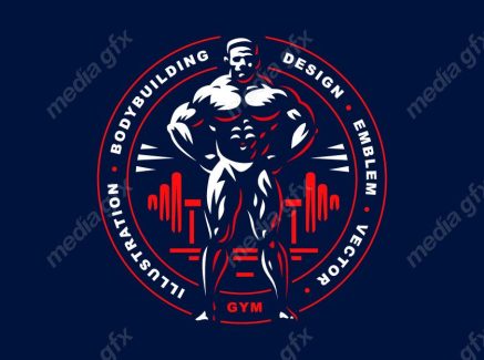 دانلود رایگان وکتور لوگوی باشگاه بدنسازی و تناسب اندام  MV005467