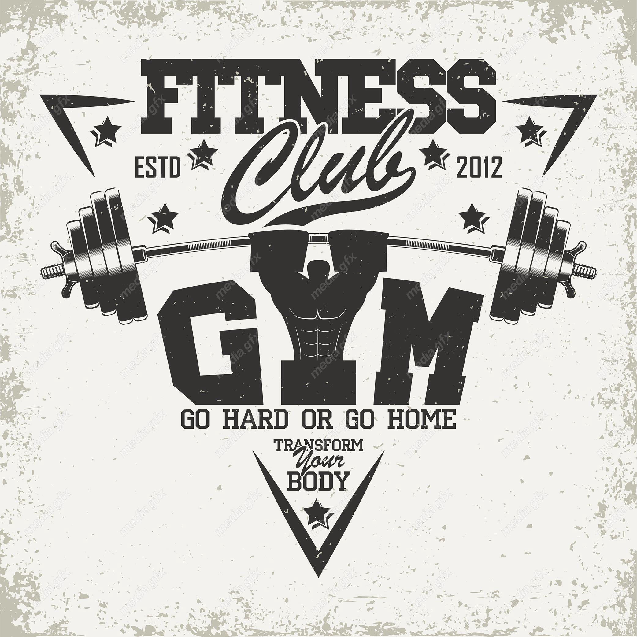 دانلود رایگان وکتور لوگوی باشگاه بدنسازی و تناسب اندام  MV005516