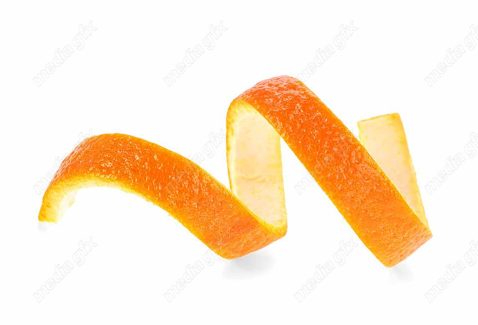 عکس با کیفیت پرتقال پس زمینه سفید MJ005539
