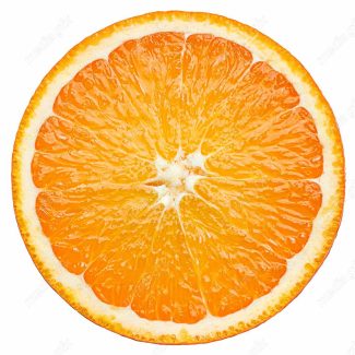 عکس با کیفیت پرتقال پس زمینه سفید MJ005546