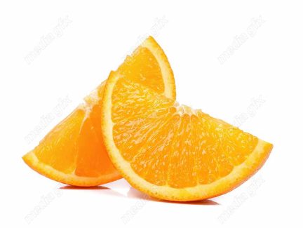 عکس با کیفیت پرتقال پس زمینه سفید MJ005549