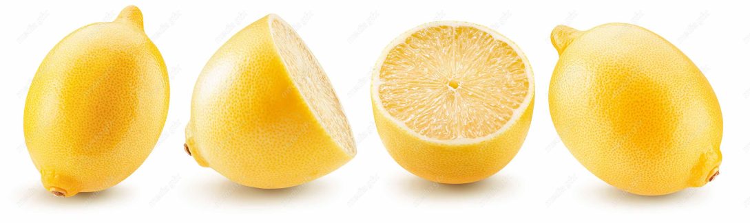 عکس با کیفیت لیمو ترش پس زمینه سفید MJ005605