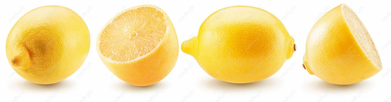 عکس با کیفیت لیمو ترش پس زمینه سفید MJ005606