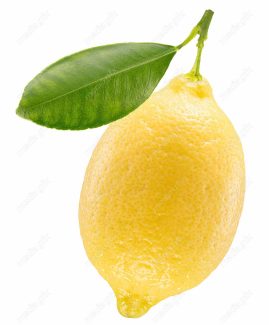 عکس با کیفیت لیمو ترش پس زمینه سفید MJ005610