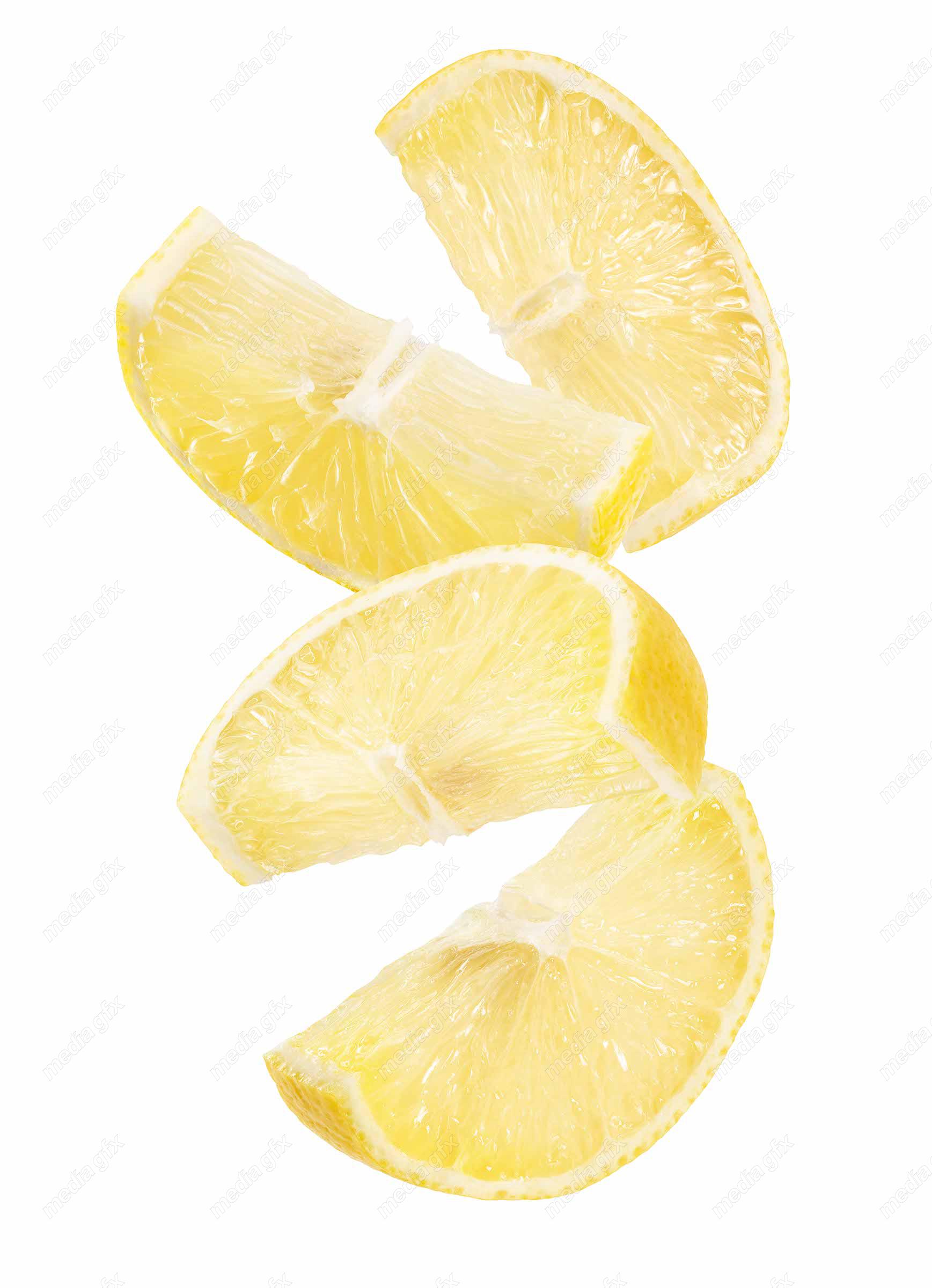 عکس با کیفیت لیمو ترش پس زمینه سفید MJ005622