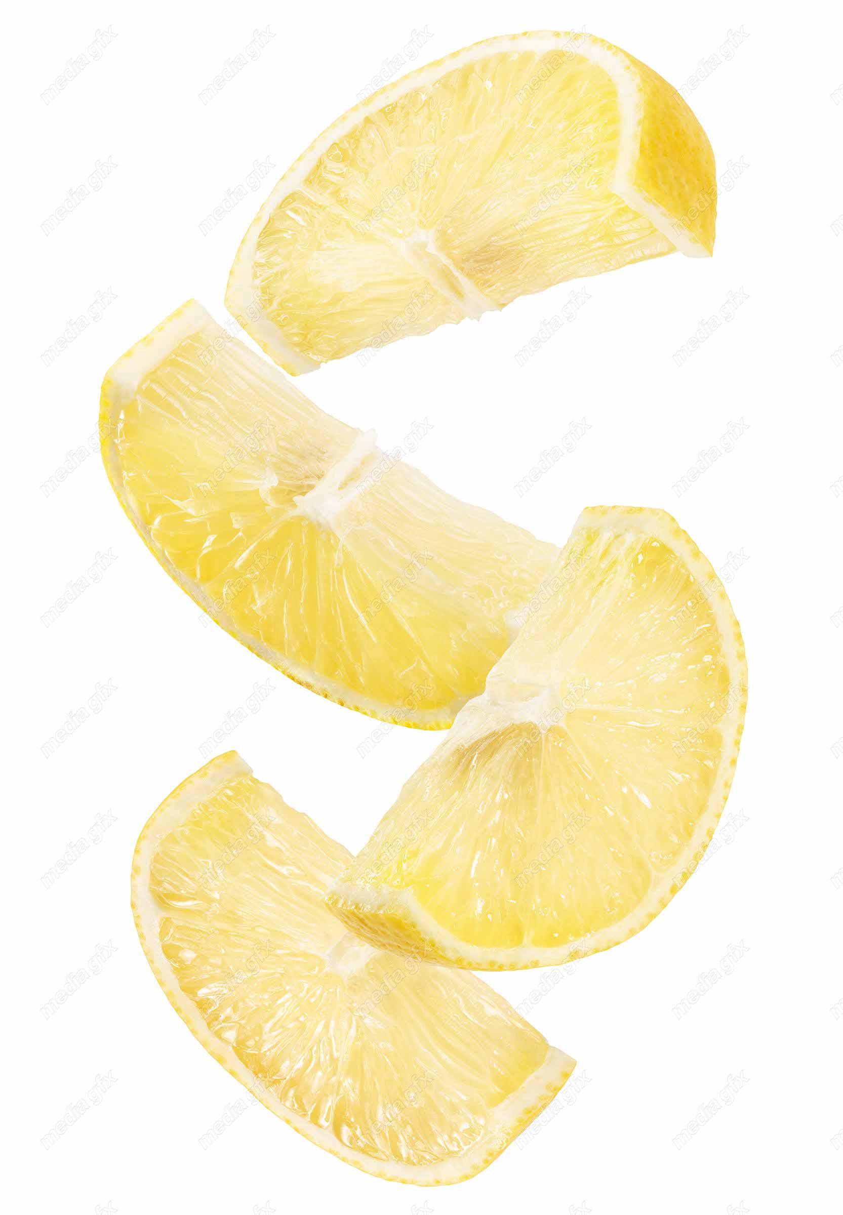 عکس با کیفیت لیمو ترش پس زمینه سفید MJ005623