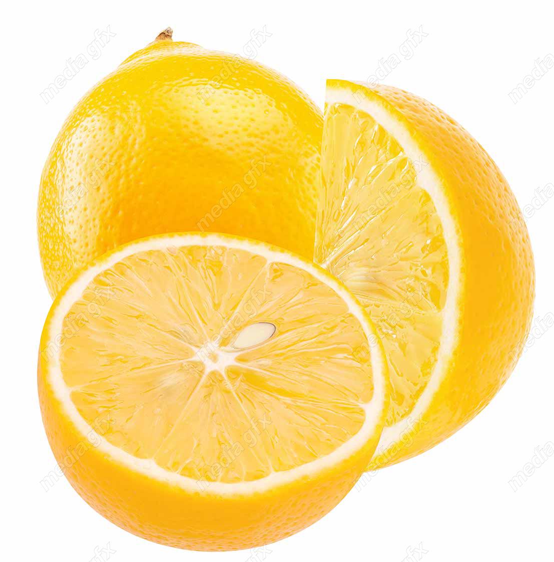 عکس با کیفیت لیمو ترش پس زمینه سفید MJ005625