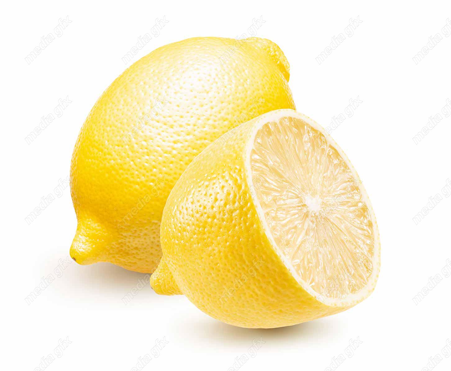 عکس با کیفیت لیمو ترش پس زمینه سفید MJ005626