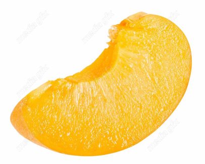 عکس با کیفیت زردآلو جدا شده در پس زمینه سفید MJ005728