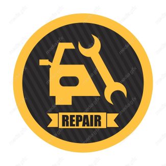 وکتور لوگوی مکانیکی، امداد خودرو، آپاراتی و لاستیک MV005770