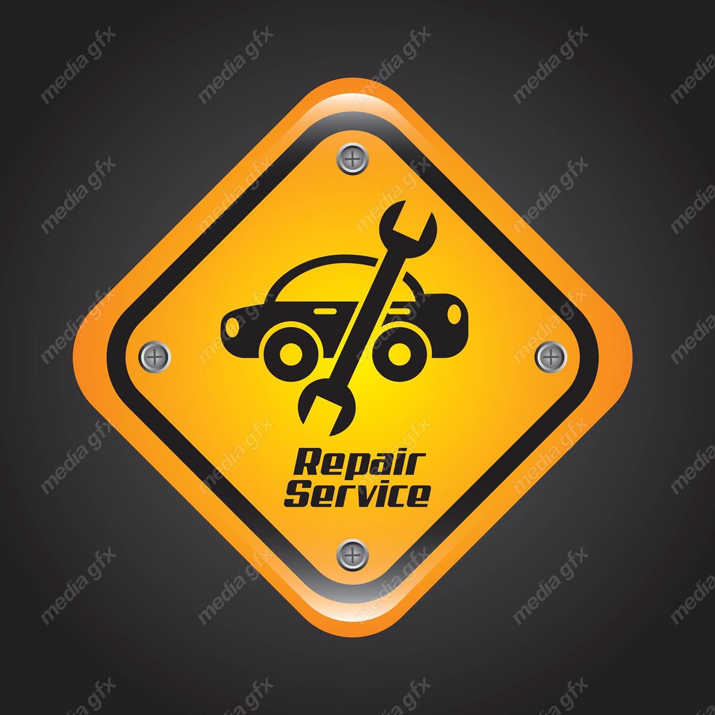 وکتور لوگوی مکانیکی، امداد خودرو، آپاراتی و لاستیک MV005771