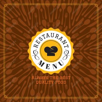 دانلود رایگان وکتور لوگو منو رستوران و سرآشپز MV005776