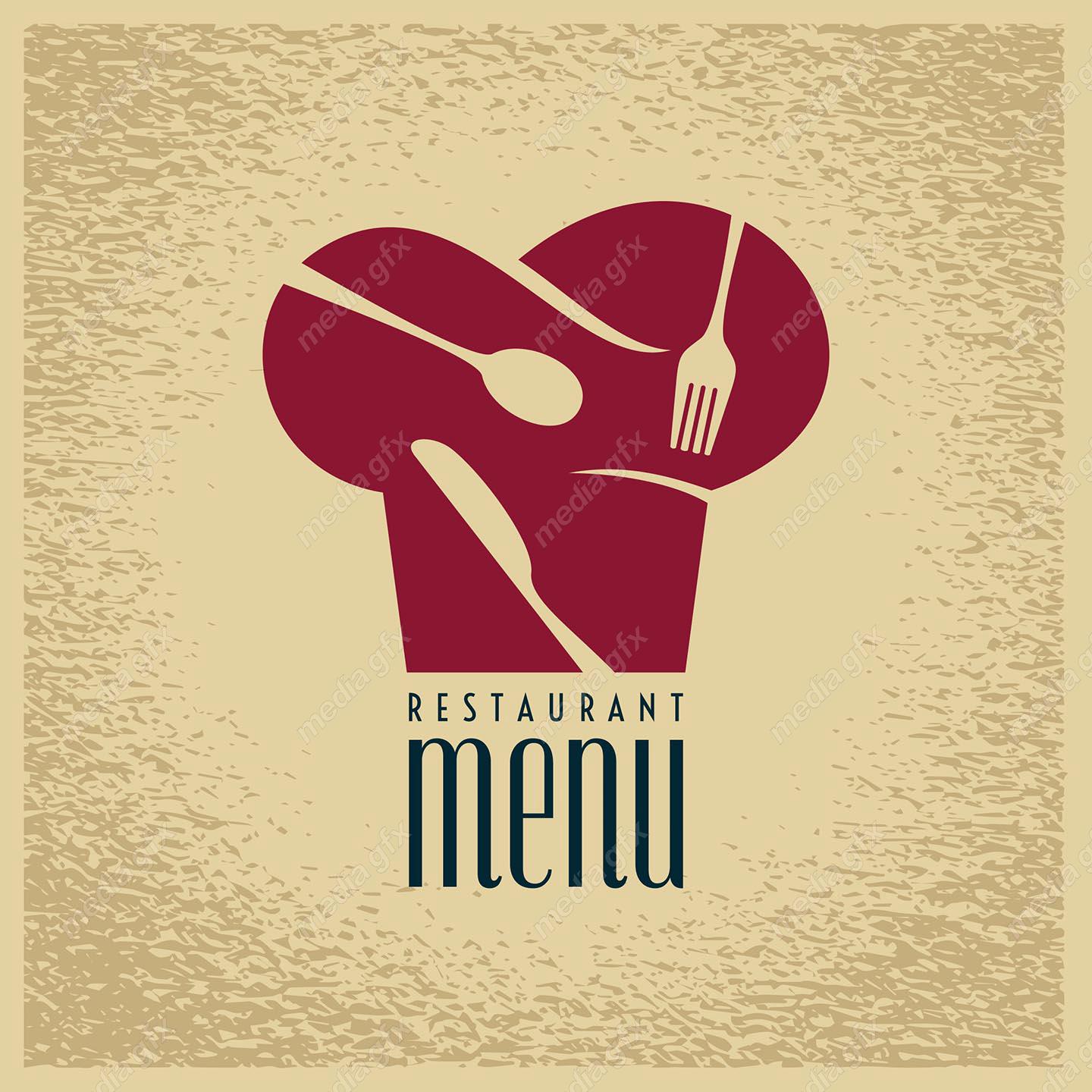 دانلود رایگان وکتور لوگو منو رستوران و سرآشپز MV005780