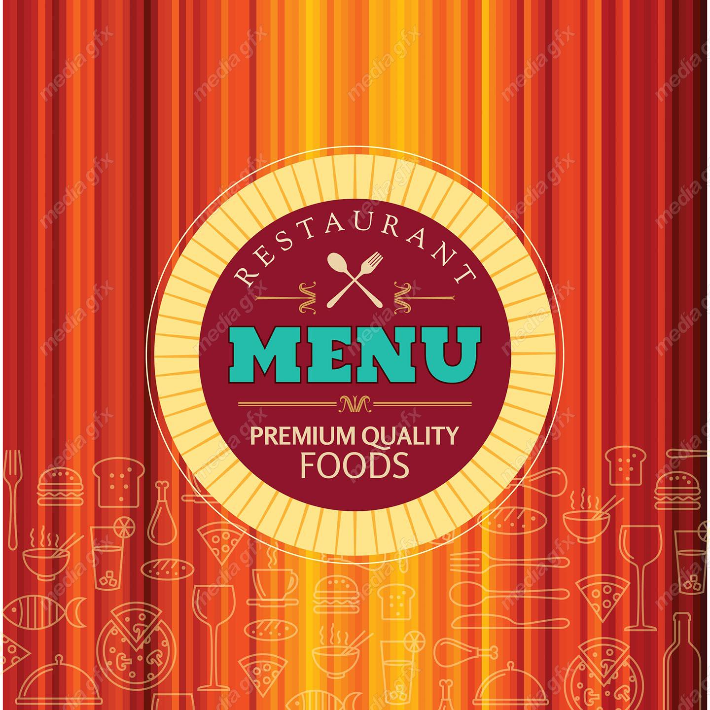 دانلود رایگان وکتور لوگو منو رستوران و سرآشپز MV005785