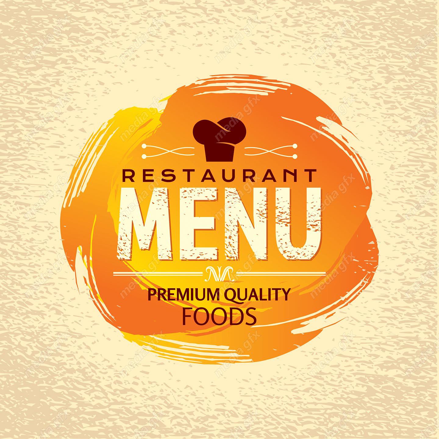 دانلود رایگان وکتور لوگو منو رستوران و سرآشپز MV005786