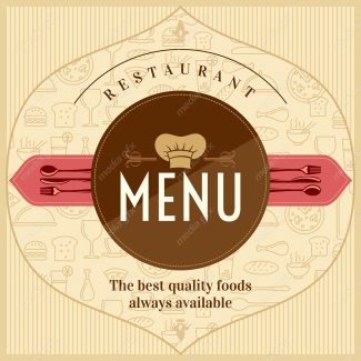 دانلود رایگان وکتور لوگو منو رستوران و سرآشپز MV005787