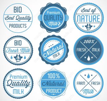 وکتور طرح لوگوی شیر پاستوریزه MV005798