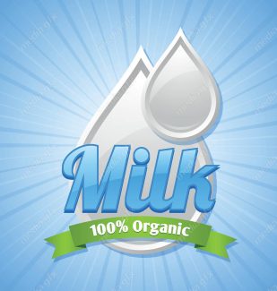 وکتور طرح لوگوی شیر پاستوریزه MV005806