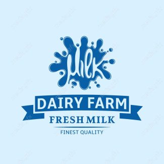 وکتور طرح لوگوی شیر پاستوریزه بسته بندی MV005815