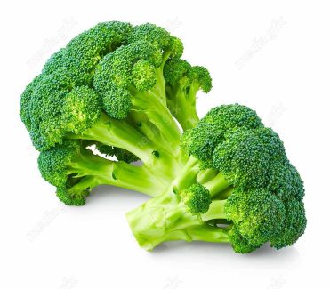 عکس با کیفیت کلم بروکلی پس زمینه سفید MJ005927