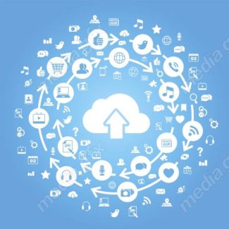 دانلود رایگان وکتور آیکون رایانش ابری MV006124