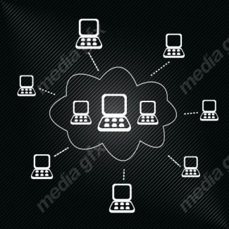 دانلود رایگان وکتور آیکون رایانش ابری MV006129