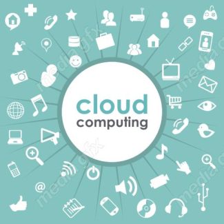 دانلود رایگان وکتور آیکون رایانش ابری MV006133