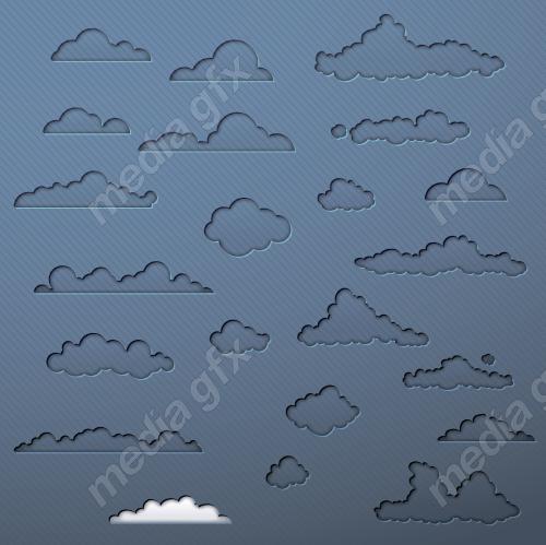 دانلود رایگان وکتور آیکون رایانش ابری MV006137