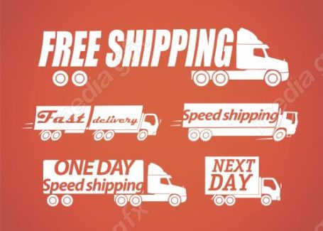 وکتور لوگو تحویل کالا و آیکون لجستیک MV006164