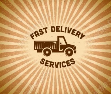 وکتور لوگو تحویل کالا و آیکون لجستیک MV006169