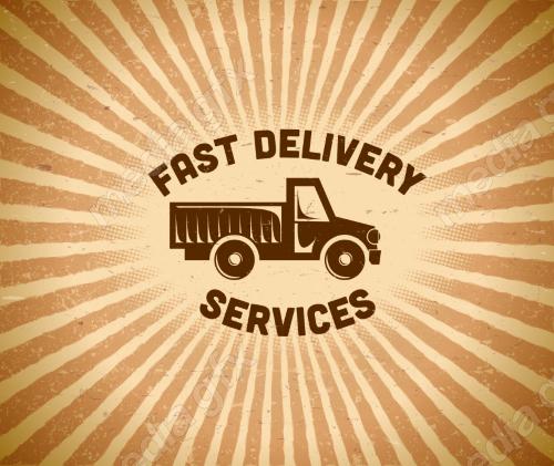 وکتور لوگو تحویل کالا و آیکون لجستیک MV006169