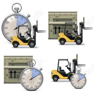 دانلود رایگان وکتور آیکون بسته بندی بارگیری و حمل و نقل کالا MV006188