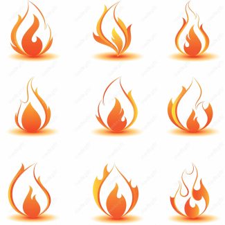 دانلود رایگان وکتور آیکون آتش و شعله های آتش MV006212