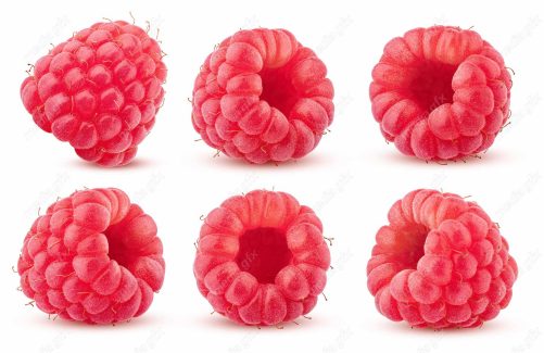 عکس با کیفیت تمشک پس زمینه سفید MJ006256