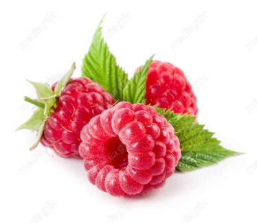 عکس با کیفیت تمشک پس زمینه سفید MJ006275