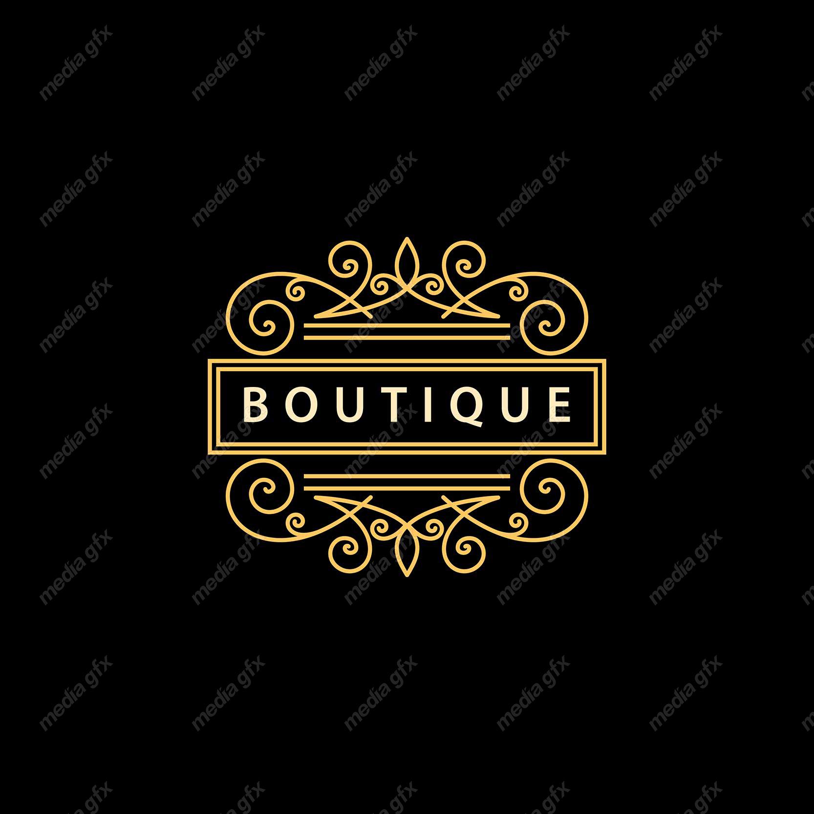 وکتور مونوگرام طلایی MV006413