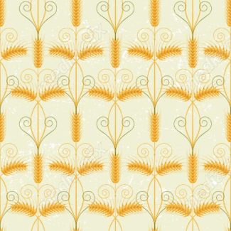 وکتور خوشه گندم طلایی MV006536