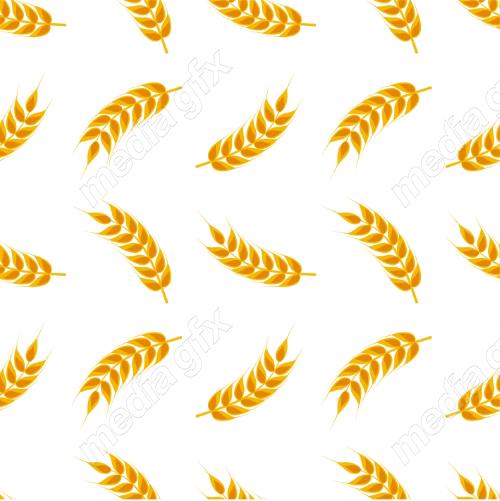 وکتور خوشه گندم طلایی MV006545