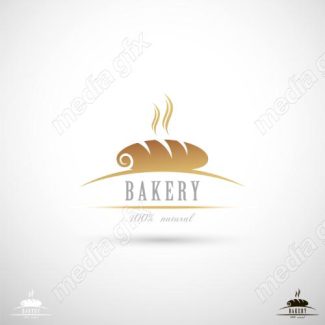 وکتور لوگو خوشه گندم نان و شیرینی MV006591