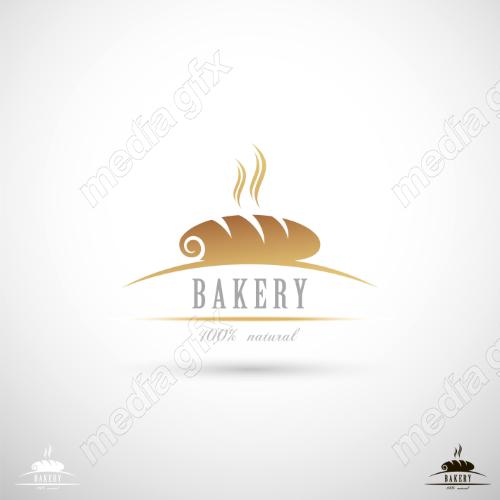 وکتور لوگو خوشه گندم نان و شیرینی MV006591