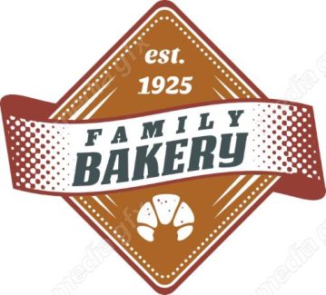 وکتور لوگو خوشه گندم نان و شیرینی MV006592