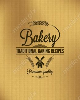 وکتور لوگو خوشه گندم نان و شیرینی MV006594