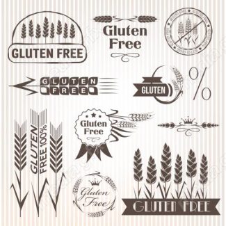 وکتور لوگو خوشه گندم نان و شیرینی MV006596