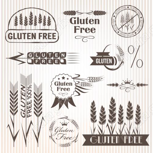 وکتور لوگو خوشه گندم نان و شیرینی MV006596