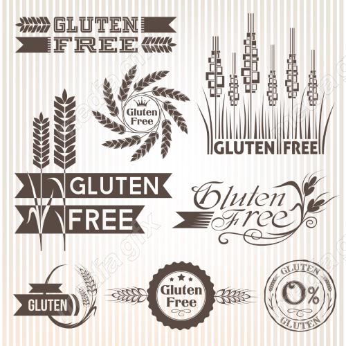 وکتور لوگو خوشه گندم نان و شیرینی MV006597